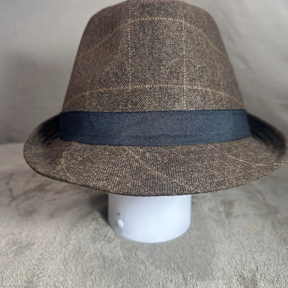 MirMar Judith M Bronze Brown Fedora Hat L/XL NWT Polyester Millinery